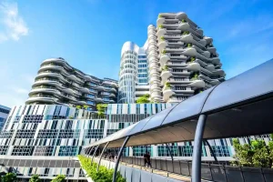 Imagen atractiva de desarrollo inmobiliario, haciendo referencia a marketing digital inmobiliario avanzado